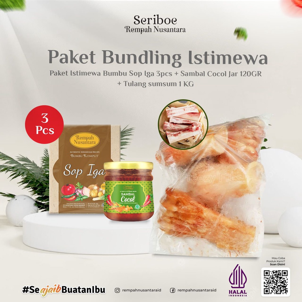 

Paket Bundling Istimewa Sop Iga Seriboe Rempah Nusantara