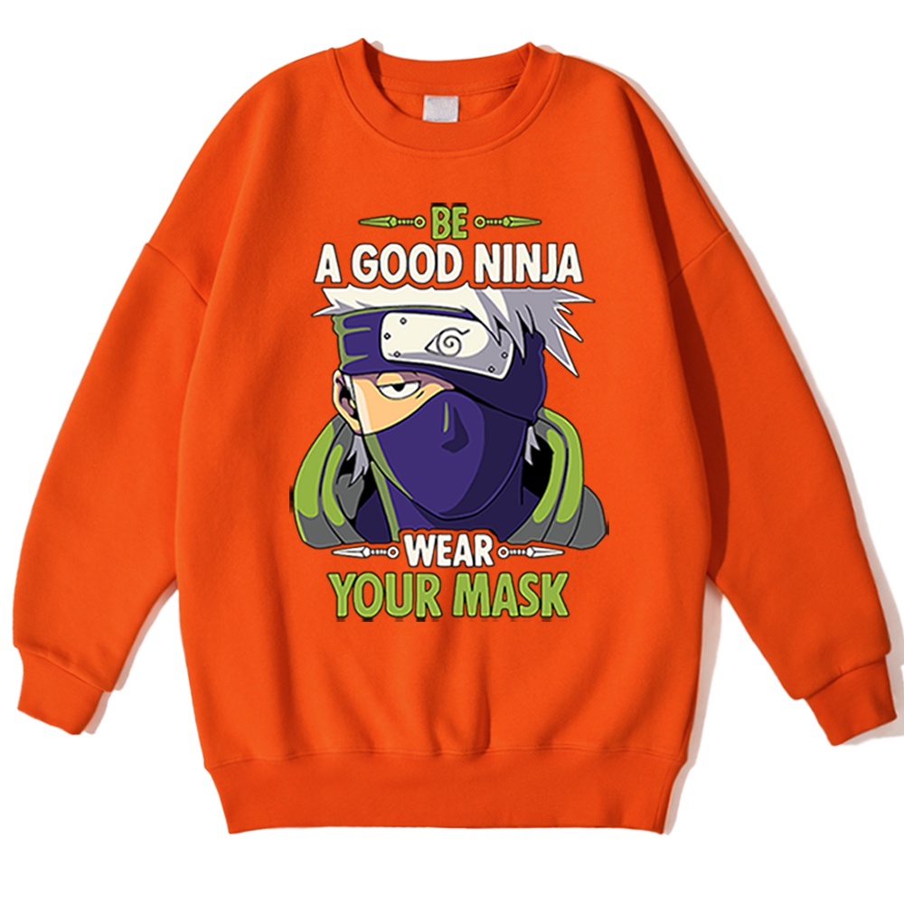 Sweatshirt Basic KAKSI GOOD NINJA II Sweater Crewneck Print DTF II Size M - XL Anak &amp; Dewasa ( Pria &amp; Wanita )