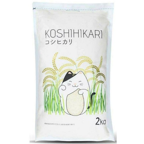 ✔MURAH Beras Sushi Koshihikari 2kg / Beras Jepang / Beras Koshihikari