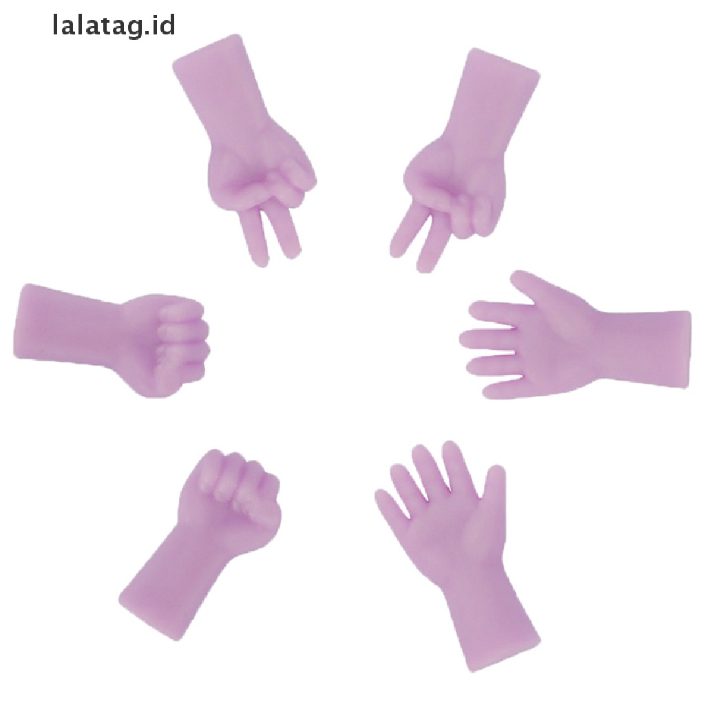 [lalatag] 6pcs Knitg s Point Protectors Tip Stopper Alat Jahit Tenun DIY [ID]