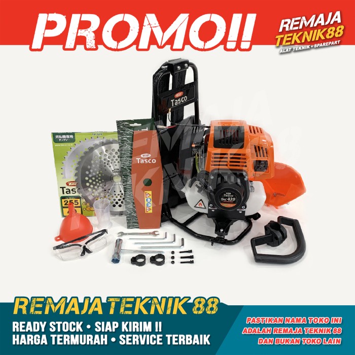 Pemotong Mesin Potong Rumput 4 Tak / Tasco Tac 439 / Tac439 / Brush Cutter