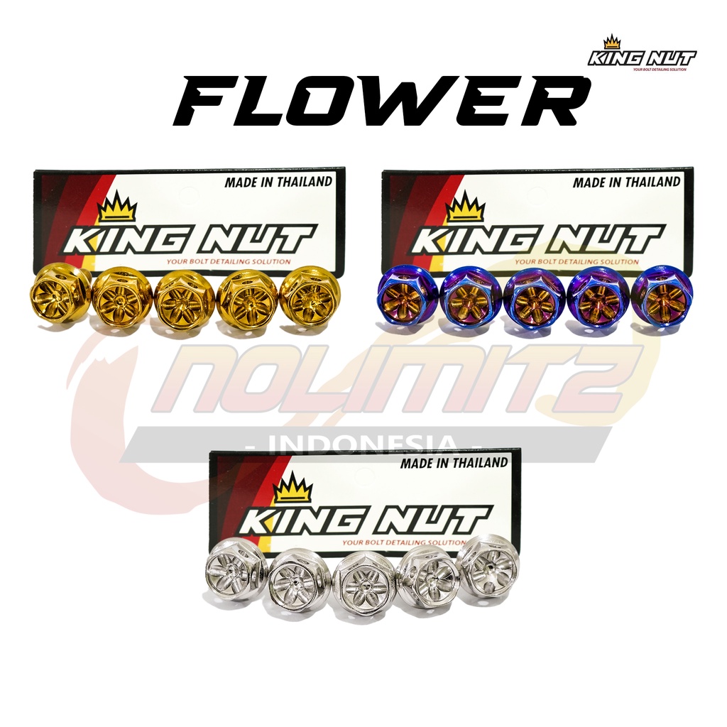 Baut Set Probolt Windshield Visor King Nut Thailand Universal NMAX Aerox 155 ADV 150