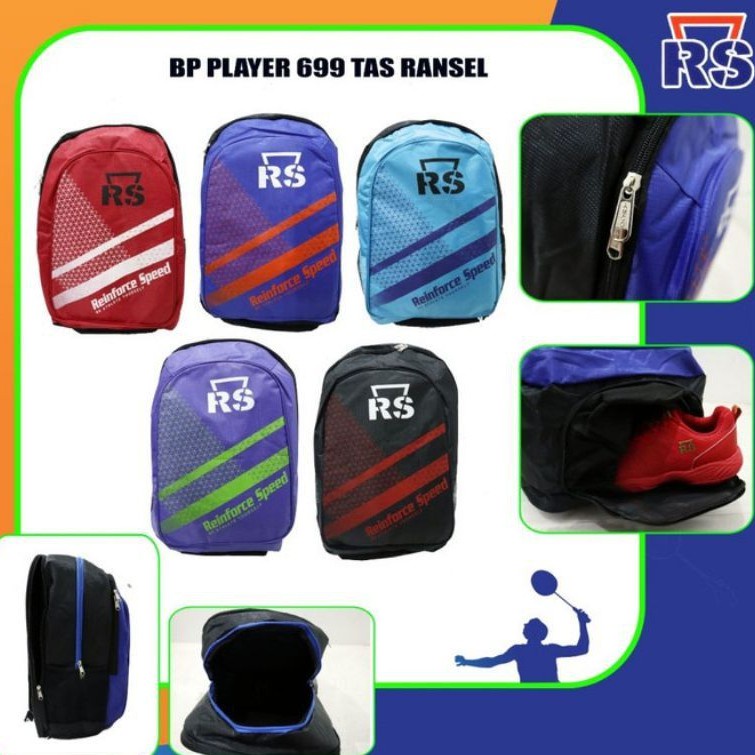Tas Badminton RS Ransel Backpack BP 699 BP699 Original