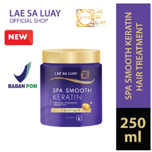 Lae Sa Luay Hair Spa Smooth Keratin/Masker Rambut/Treatment Rambut 250 ml