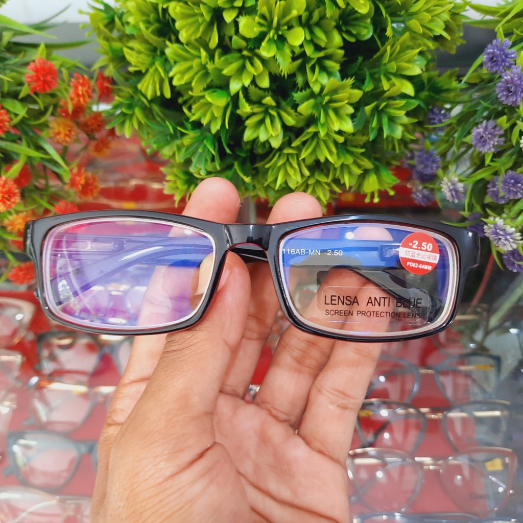 KACAMATA MINUS RABUN JAUH TYPE JS116.IL .ANTIRADIASI/KACAMATA TERBARU/KACAMATA OPTIK