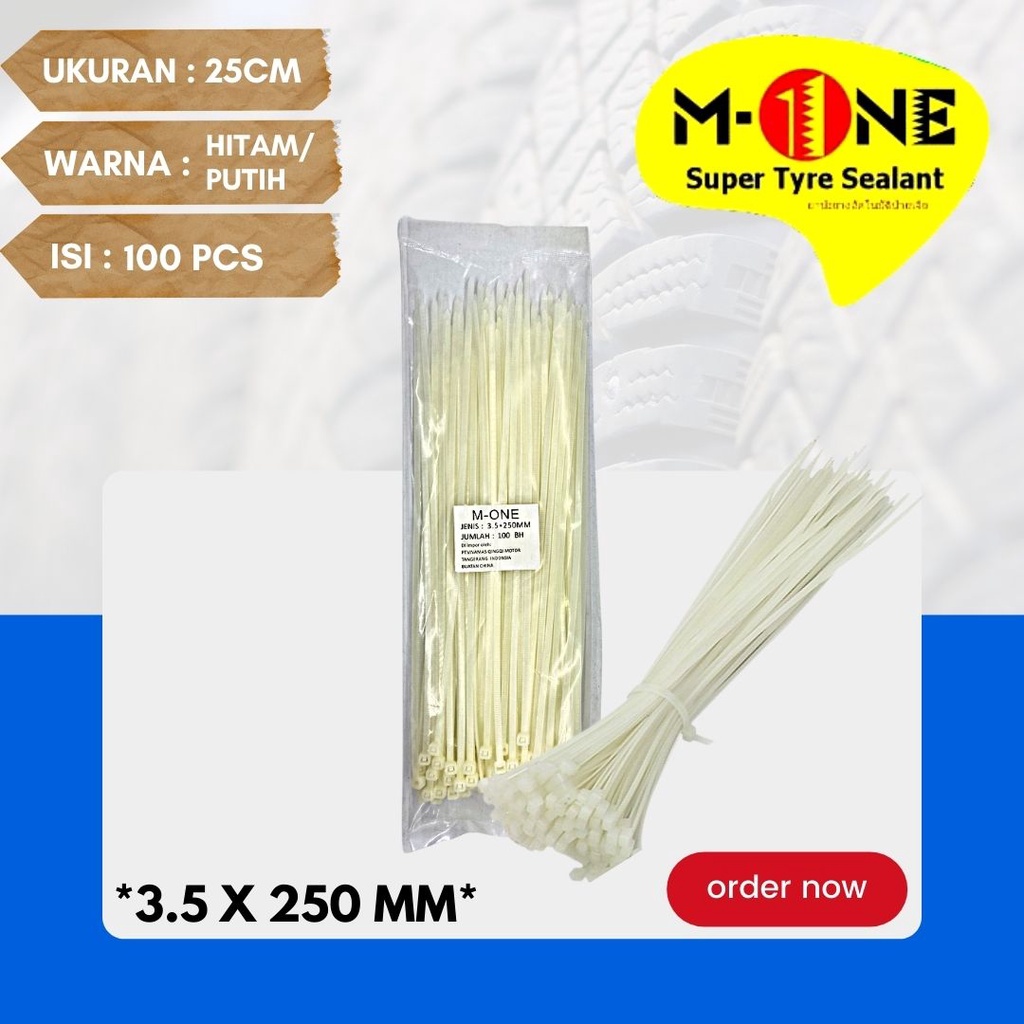 

[Ready COD] (100PCS) KABEL Ties Tie Tis / Tali Ties Tis/ KABEL TIE / TALI TIE Tali Pengikat