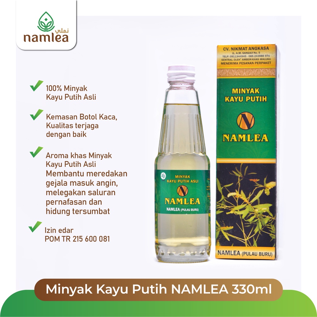 MINYAK KAYU PUTIH "NAMLEA" kemasan 330ml