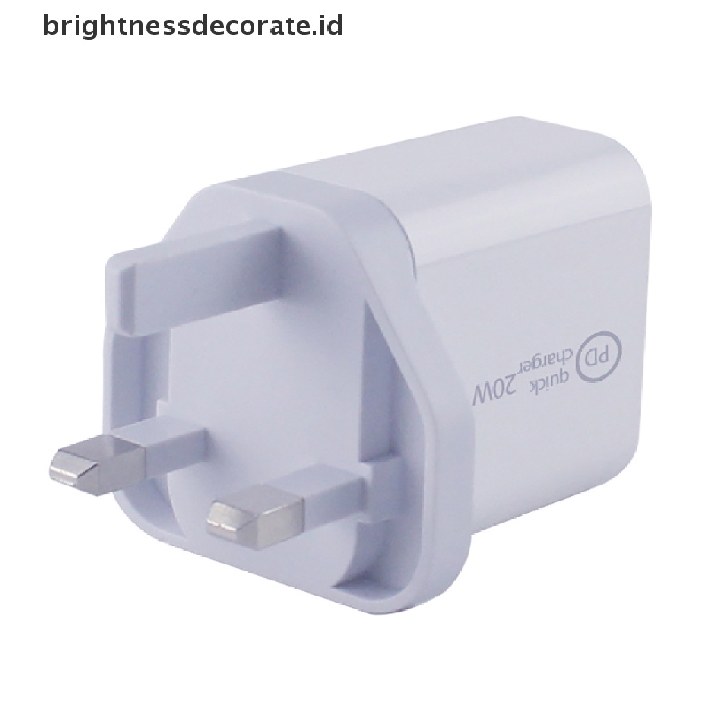 [Birth] 20w PD Fast Charger USB Type C Kabel Adaptor Daya Dinding Untuk iPhone iPad Samsung [ID]