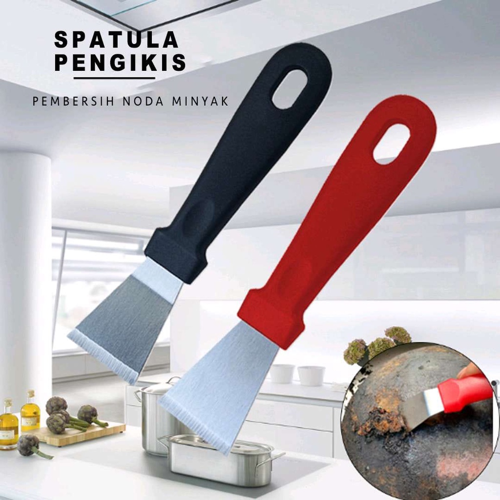 Spatula Pengikis Noda Kerak Dapur Serbaguna Scraper Kapes - Kape