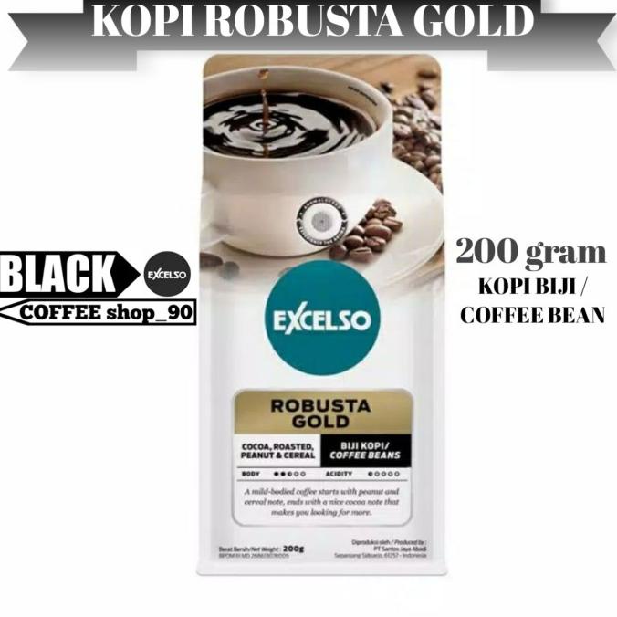 

BANTING HARGA Kopi Excelso Robusta Gold 200 Gram (biji kopi/coffee beans)