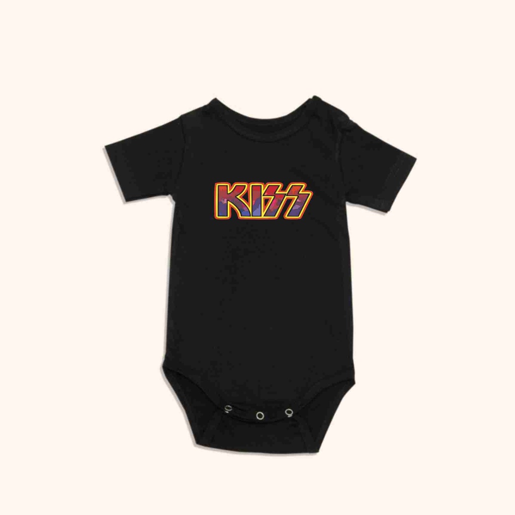 Jumper Bayi Band Metal Kizz Bahan Katun Usia 0 sd 12 Bulan