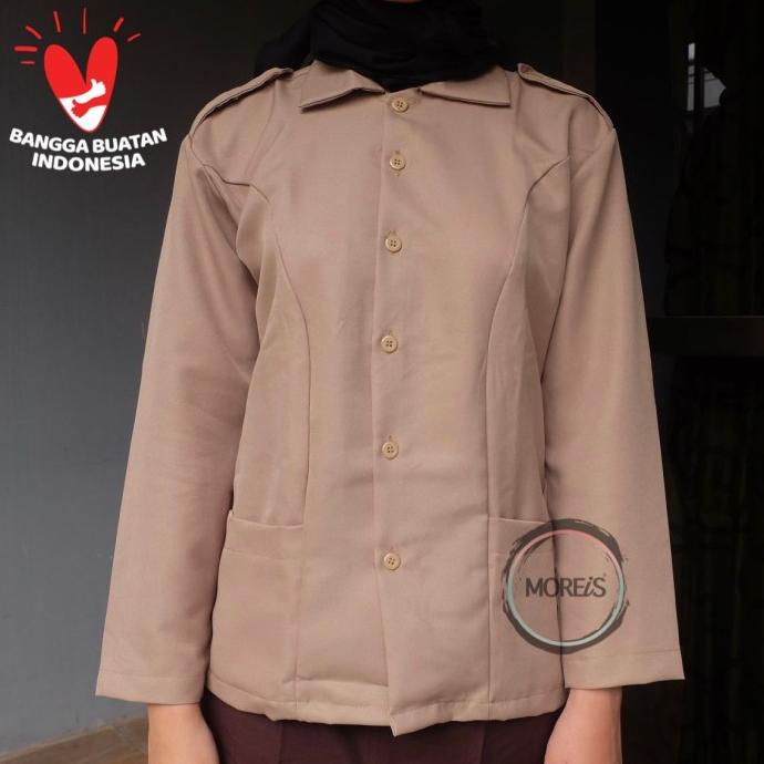 Seragam Pramuka Penggalang dan Pembina Bahan Rapilo/Gabardine