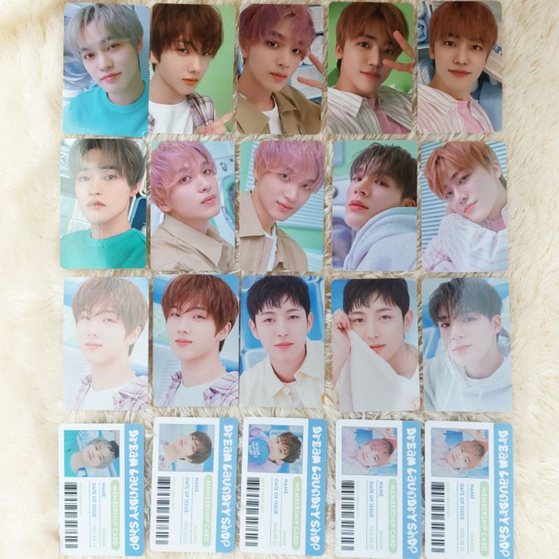 NCT DREAM LAUNDRY SHOP CARD PACK TRADING CARD MARK HAECHAN JISUNG RENJUN CHENLE JENO JAEMIN PHOTOCAR