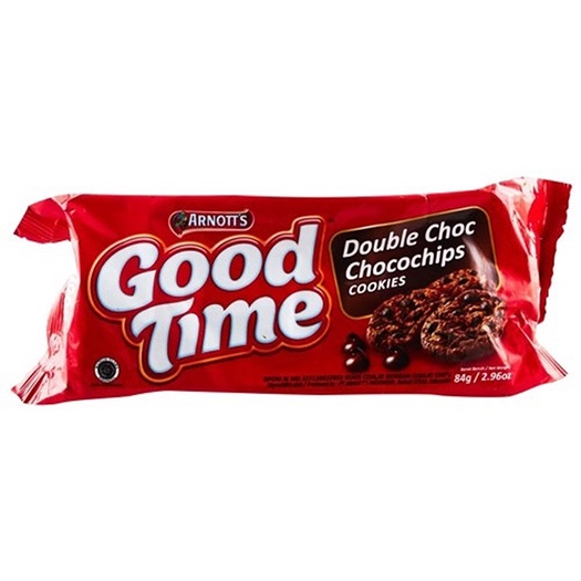 

Good Time Double Chocochips 72Gr