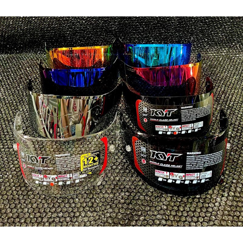 VISOR KYT R10 IRIDIUM _VISOR KYT RC 7