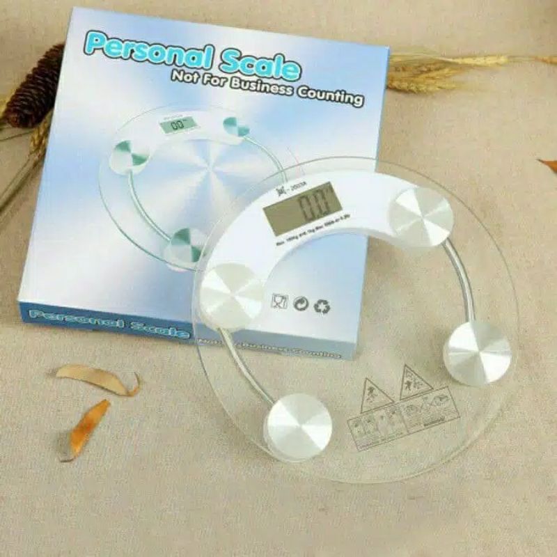 Timbangan Badan Digital Transparan