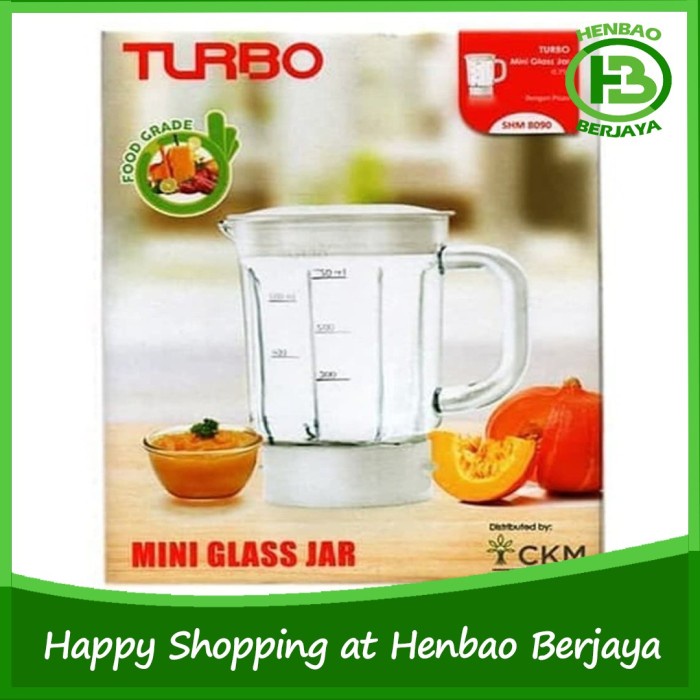 TURBO MINI GLASS MILL JAR BLENDER GELAS KACA BUMBU U/ PHILIPS TURBO