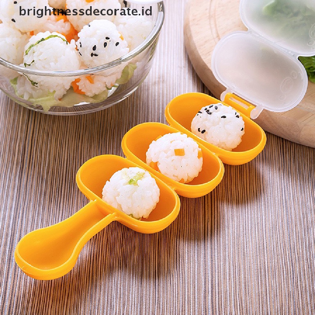 [Birth] 1pcs DIY Cetakan Gulung Nasi Dan Sayuran Mini Lucu Meat Ball Maker Sushi Onigiri Alat Dapur Gadget Bahan PP Food Grade [ID]