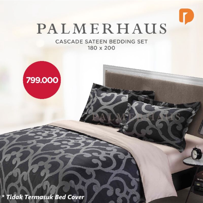 Palmerhaus Bedding Set | Original Sprei Sateen Jacquard Sprei Satin Premium