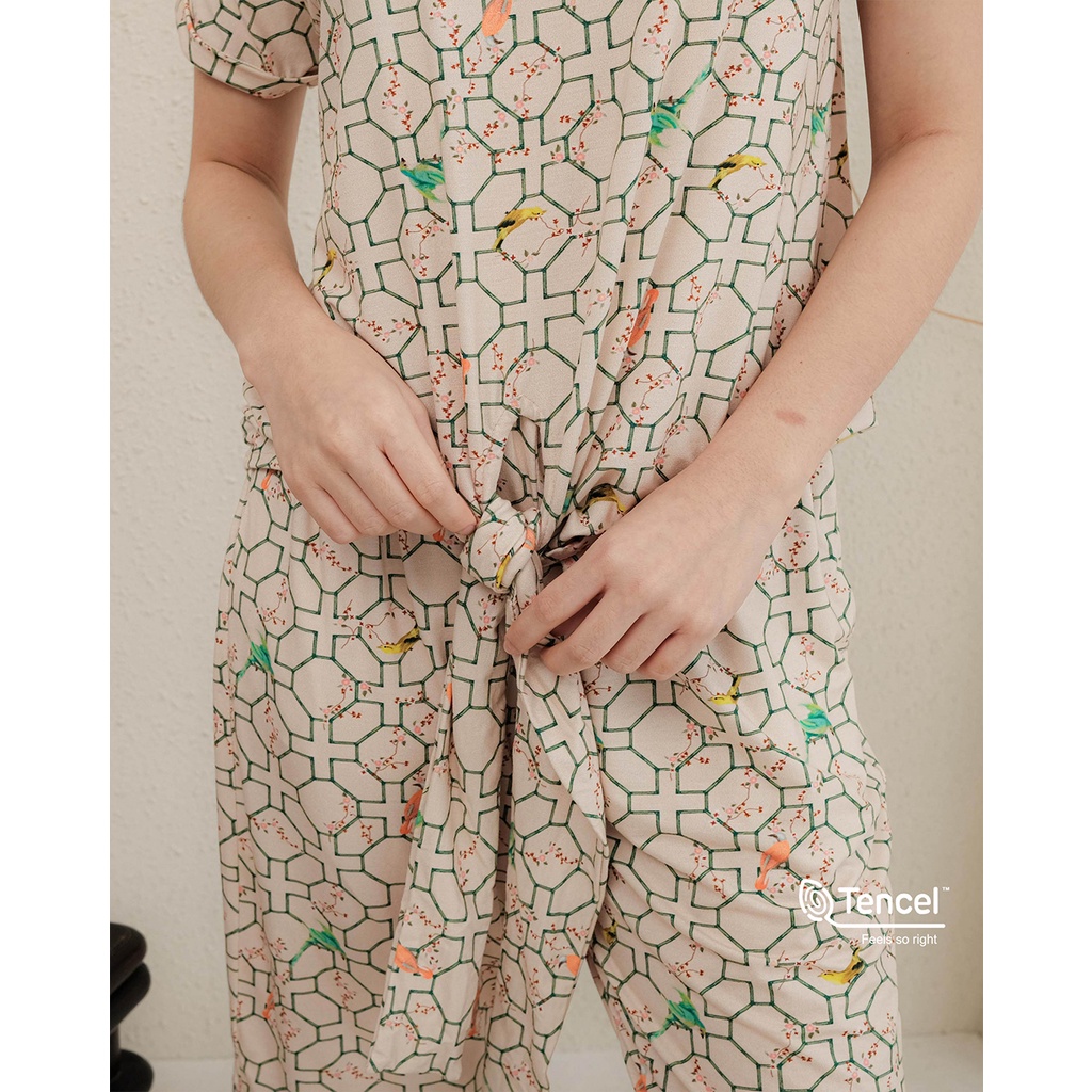 Cielyn - Flowy O-Neck - TENCEL™ Modal - Lunar Year - Piyama Wanita Dewasa Set