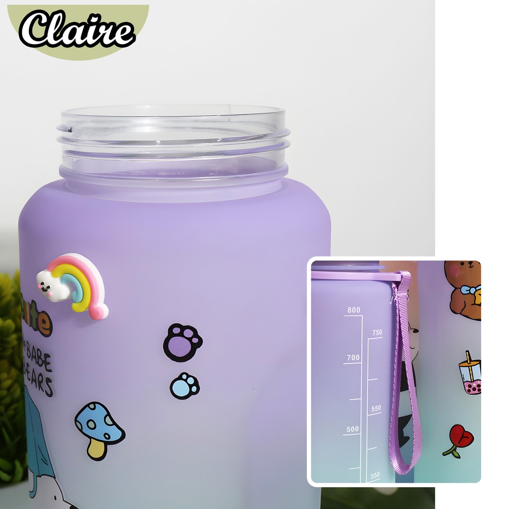 BOTOL We Babe Bears 2 IN 1 / BOTOL MINUM KARAKTER KAPASITAS 2 LITER