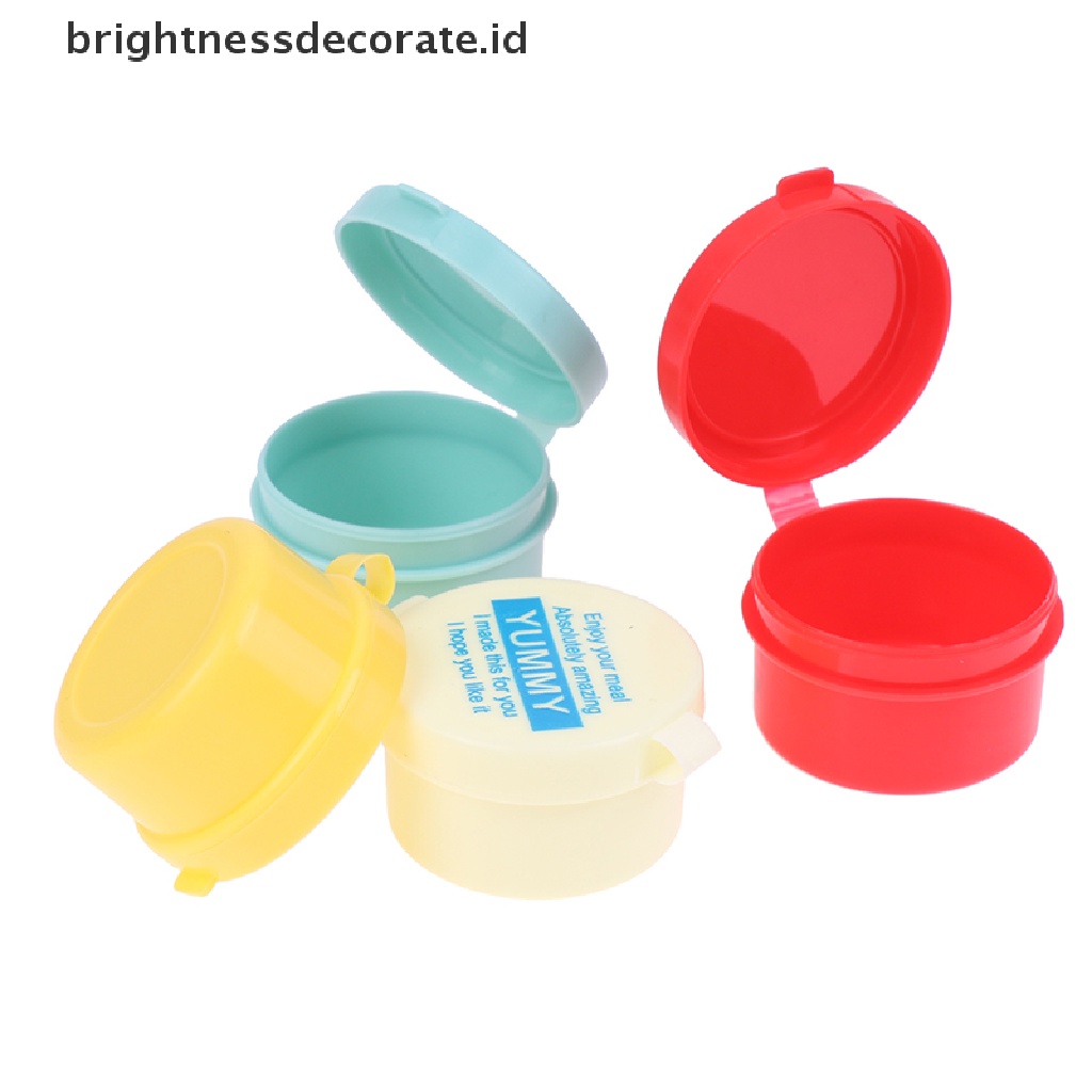 [Birth] Botol Peras Bumbu Mini Salad Dressing Kecap Squeeze Jar Container Kotak Makan Portable Plastik [ID]