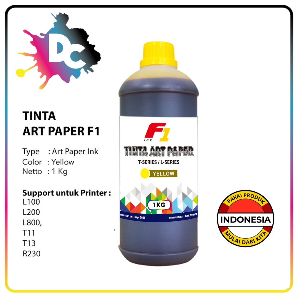 Tinta F1 Art Paper Refill / Isi Ulang / Infus 1kg