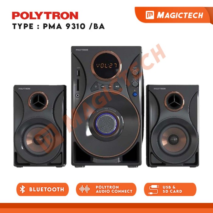 SPEAKER BLUETOOTH POLYTRON PMA 9310/BA [PMA9310]