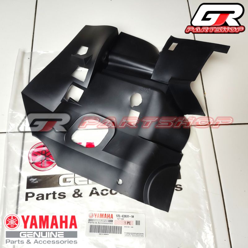 karet deflektor flap atas cover mesin mio sporty smile soul fino ori ygp original yamaha karpet damper