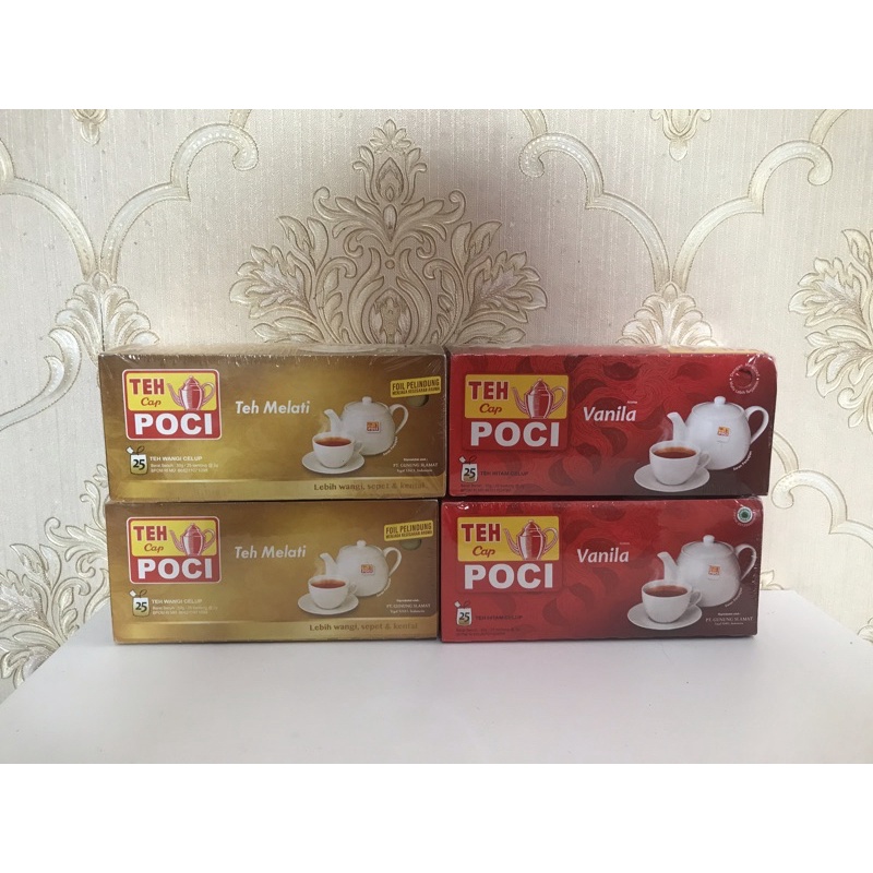 

Teh Cap Poci Melati / Vanila 25 Kantung 50gr