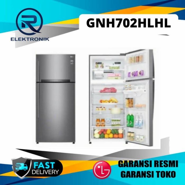 Kulkas LG GNH702HLHL 2 Pintu Inverter gnh702hlhl gnh702
