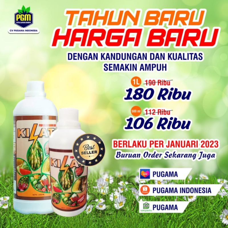 PUPUK ORGANIK KILAT 500Ml ASLI 100%