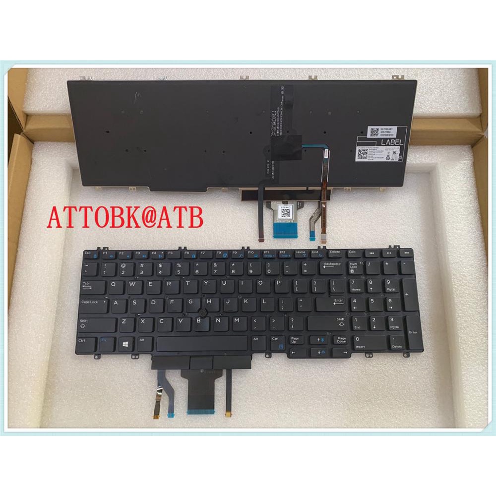 Dell Precision Replacement Replacement Backlit Keyboard For Dell ...