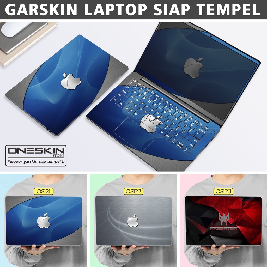 Garskin Sticker Laptop Protector Macbook Full Body Bottom Bezel Palmrest Skin Brand Logo