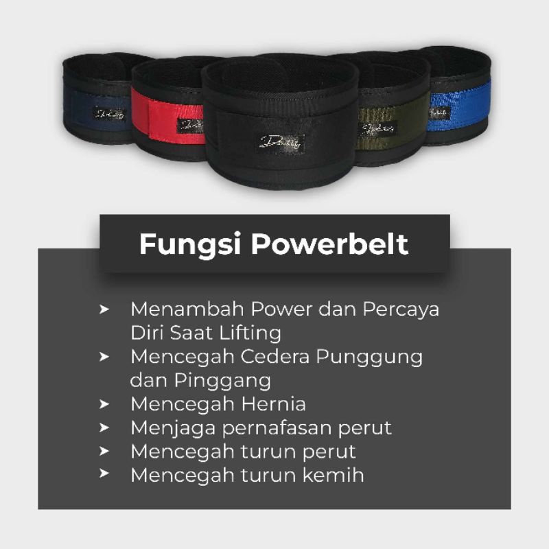 Premium Waist Support Belt - Sabuk Gym Fitness - Bodybuilding Korset Fitnes Angkat