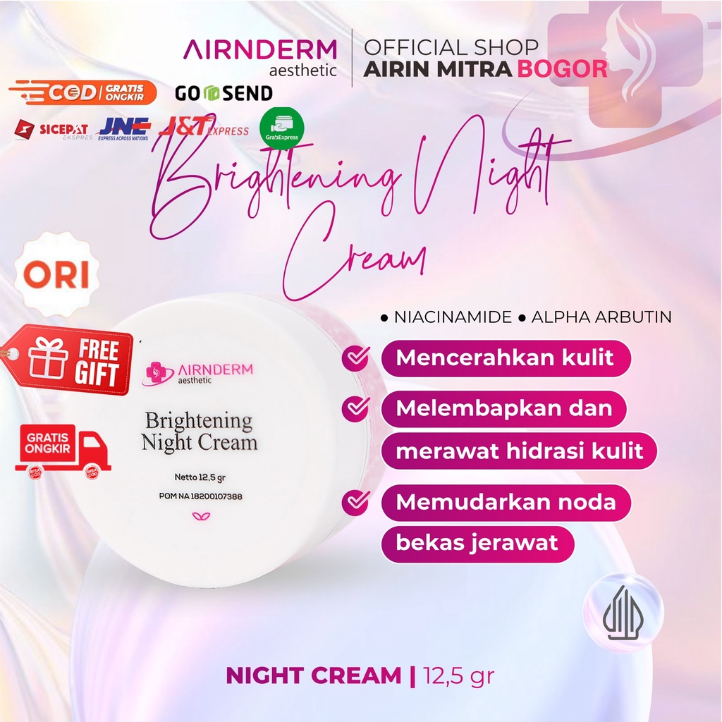Airin Brightening Night Cream Airnderm Aesthetic (by AIRIN BEAUTY)