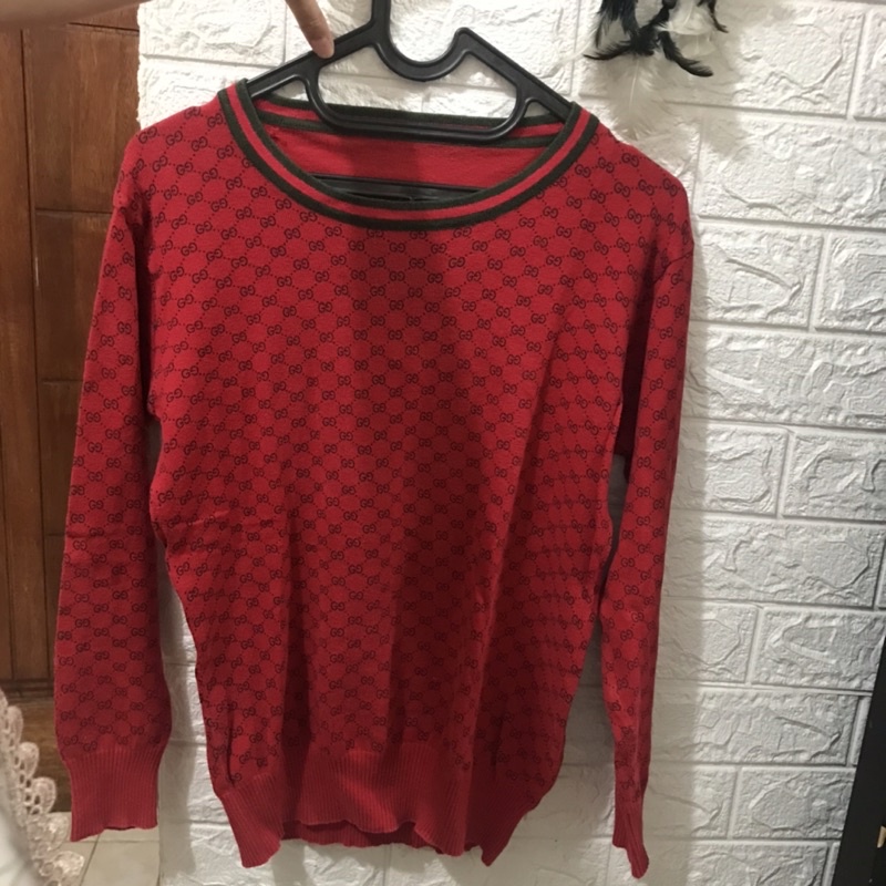 [preloved] sweater gucci merah