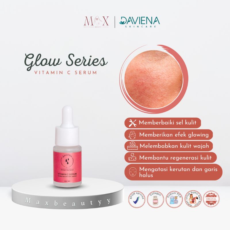 Daviena Skincare Serum Vitamin C Glowing Series