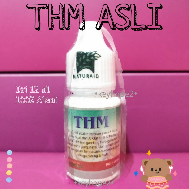 

[READY STOCK] THM ORIGINAL — Obat Herbal Telinga Hidung Mata Alami 100%