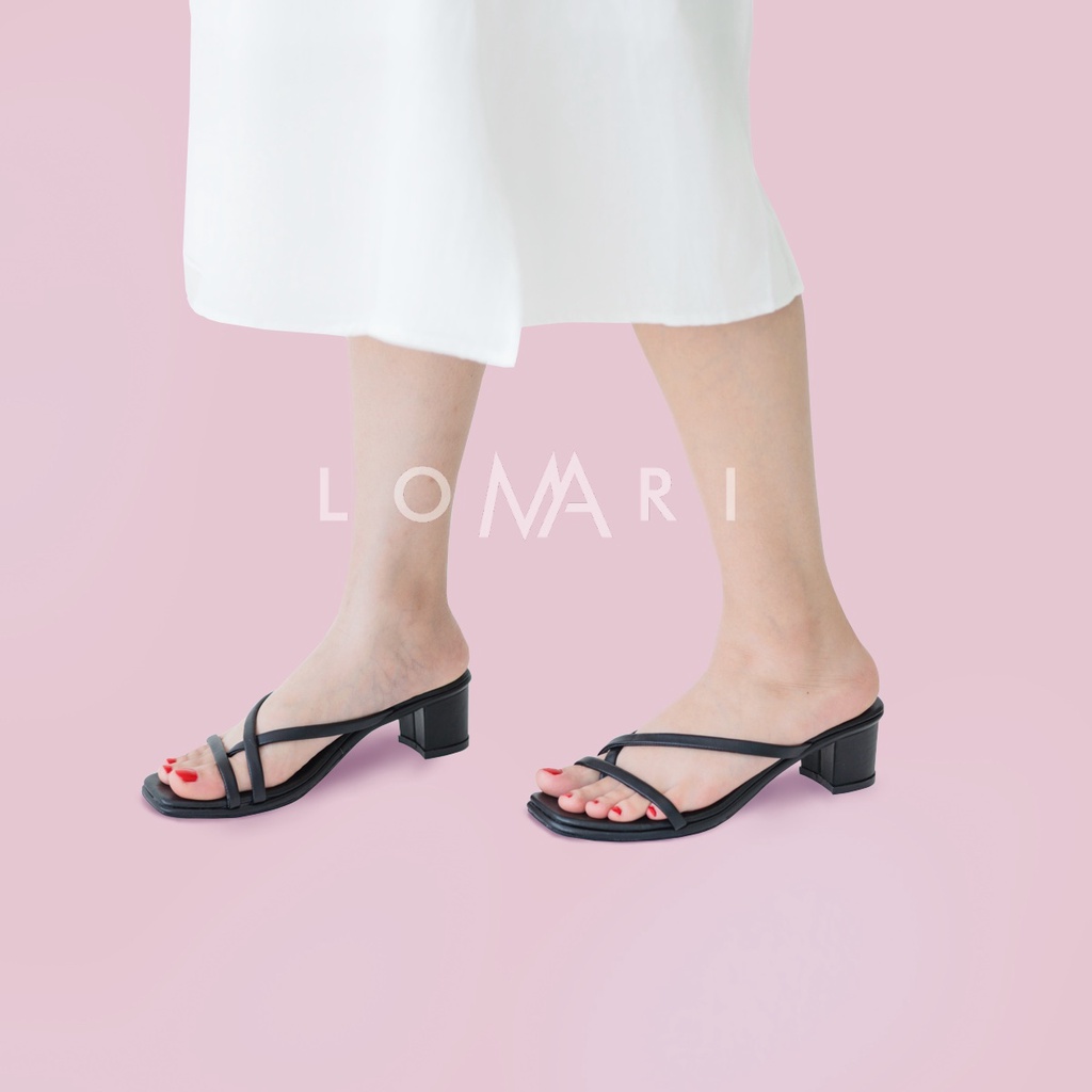 TAYLA SERIES LOMARI 5CM - Sandal Heels Wanita