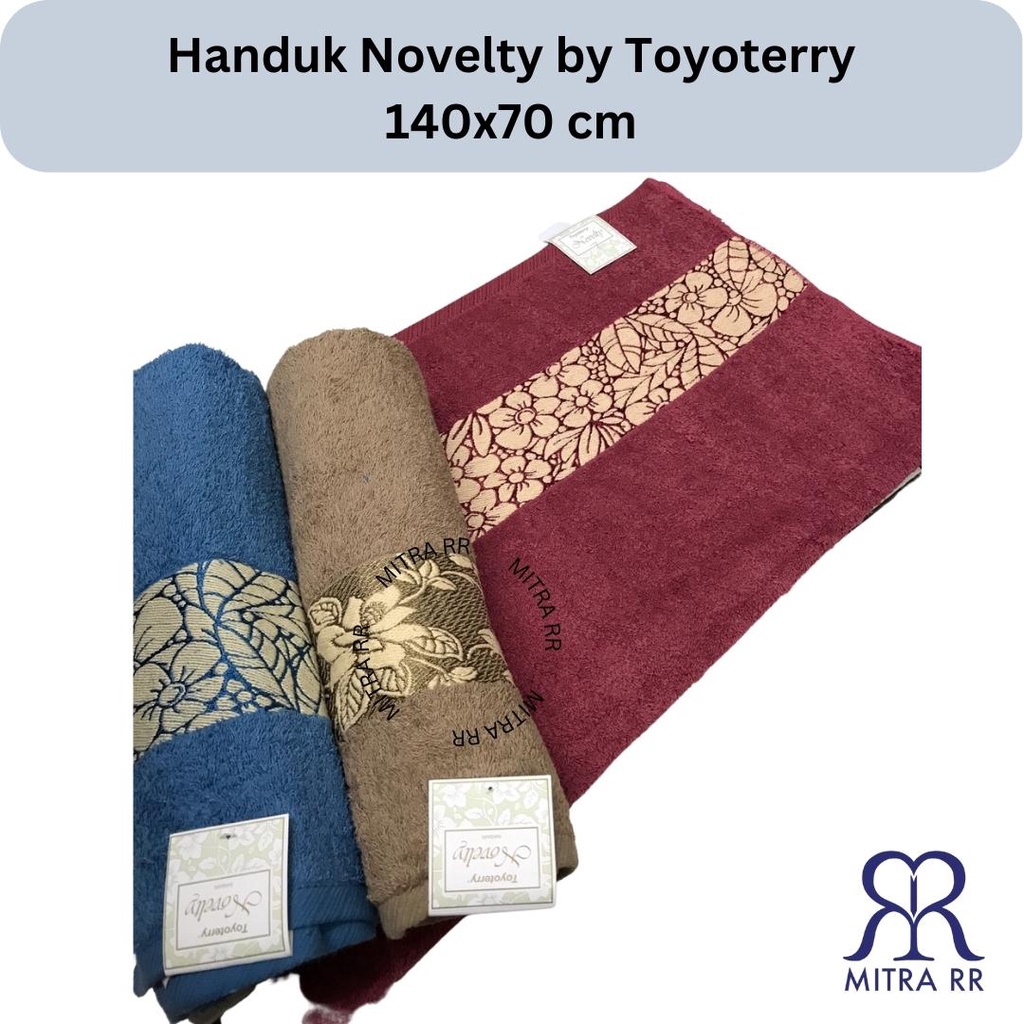 Handuk Novelty By Toyoterry | Handuk Mandi Dewasa Motif Ukuran Besar 70 x 140cm