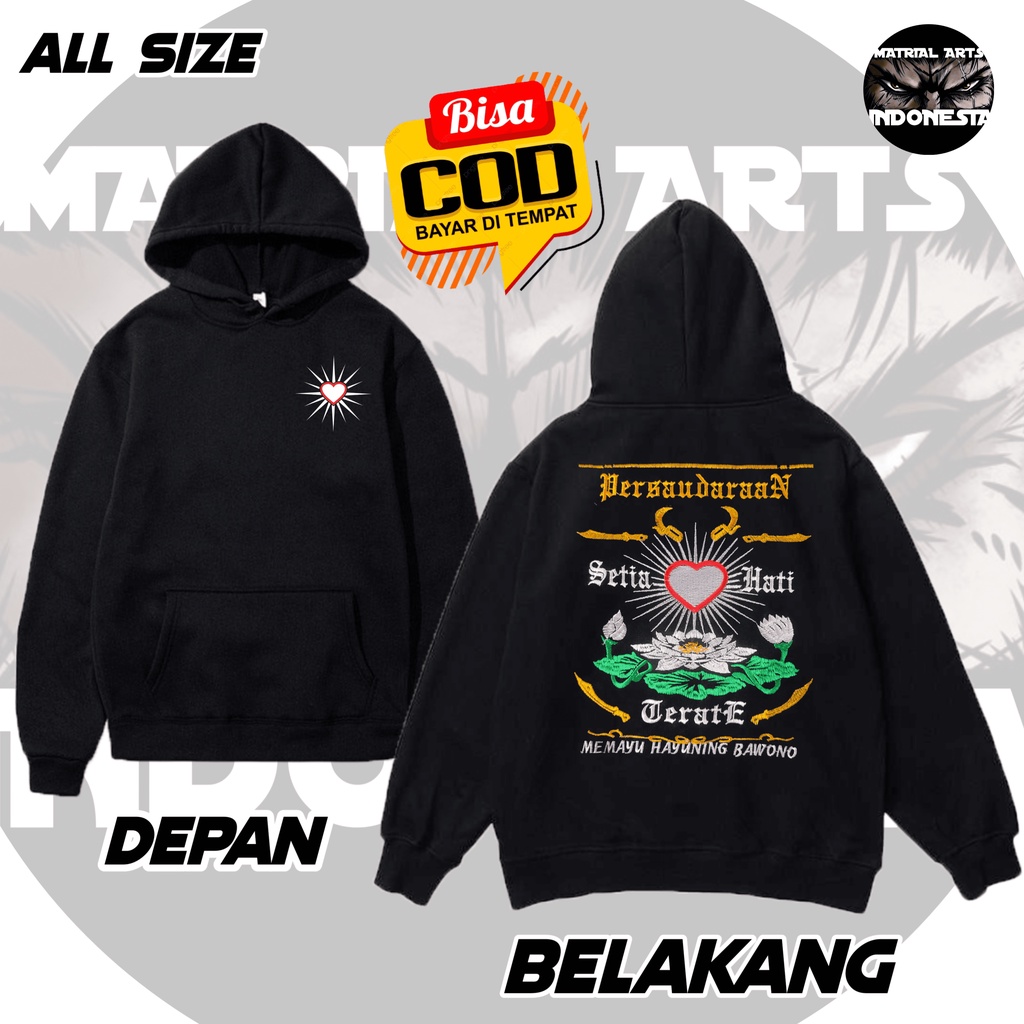 jaket hoodie psht - jaket psht bordir - jaket