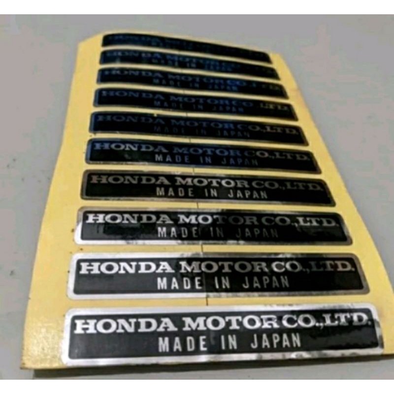 Striping sticker detail rangka freem CB100 CB125 GL100 detail original