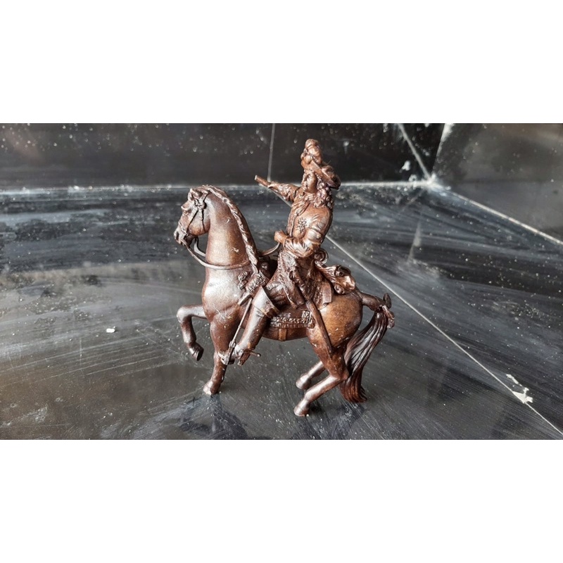 RARE Papo figure miniature kuda Louis XIV on horse 1/18 figure