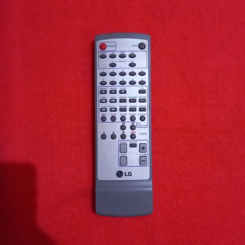 REMOTE TAPE CD COMPO KARAOKE LG ORIGINAL