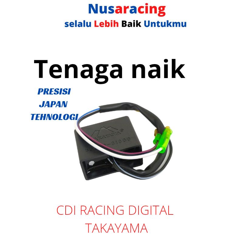 CDI RACING RC 100 RC100 TS 100 TS 125 RC 80 TAKAYAMA NO LIMIT GARANSI CDI MATI PADA SAAT PEMASANGAN