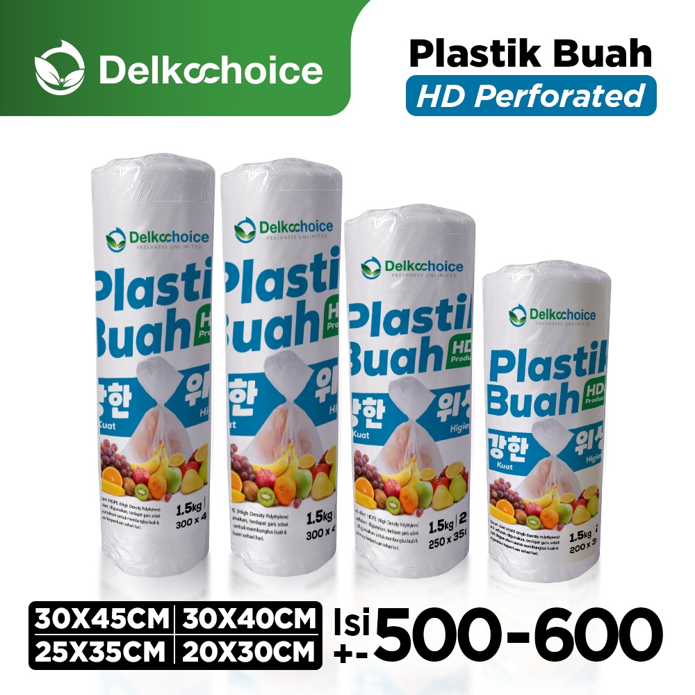 Plastik Buah / Plastik Fotocopy Plastik HD Roll Premium Delkochoice 20x30 / 25x35 / 30x40 / 30x45 /