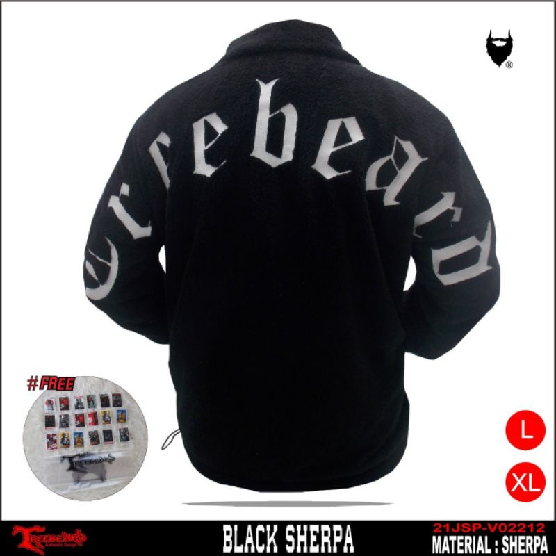 SHERPA JAKET BERBULU TREEBEARD REMAJA DEWASA JAKET HANGAT RESLETING