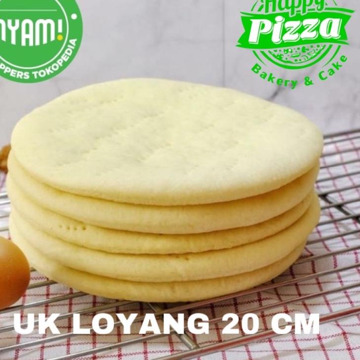 

Terlaris Base pizza - adonan pizza - pizza base - pizza dough isi 5 pcs UK 20cm 