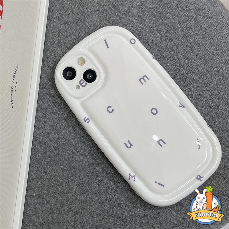 Soft Case Pelindung Bahan Silikon Warna Putih Untuk iPhone 14 13 12 11 Pro Max X Xr Xs Max 8 7 6 6s Plus SE 2020